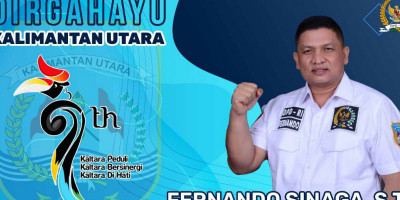 HUT Ke–9 Provinsi Kaltara, Fernando Sinaga: Momentum Realisasikan Proyek Strategis Nasional
