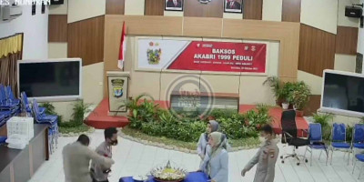 Video Viral! Kapolres Nunukan Diduga Memukul Anggotanya