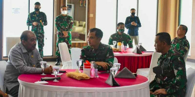 Wakil Ketua DPD RI Bahas Geostrategi Maluku dengan Pangdam Pattimura