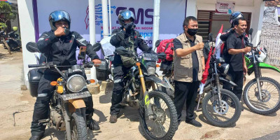 Ketua SMSI Lampung Lepas Peserta Jelajah Kebangsaan Wartawan 