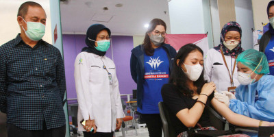 Program Sentra Vaksinasi Indonesia Bangkit di Medan Berakhir