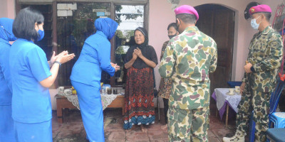 Jelang HUT Ke-76 Korps Marinir, Lanmar Jakarta Anjangsana Ke Warakawuri