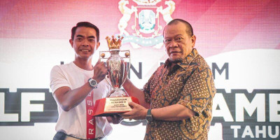 Tutup Turnamen Kadin, Ketua DPD RI Ingin Filosofi Golf Ditanamkan ke Anak-Anak