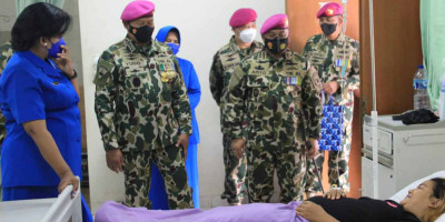 Kasal Kunjungi Rumkital Marinir Cilandak Di Hari Ulang Tahun Korps Marinir