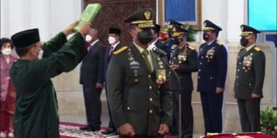 Sah, Jenderal Andika Jabat Panglima TNI dan Jenderal Dudung Abdurachman Jadi KSAD