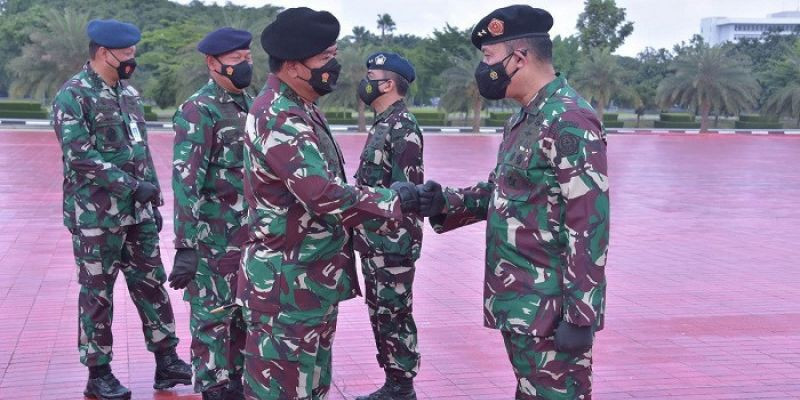 Jelang Diganti Jenderal Andika Perkasa, Panglima TNI Terima Laporan Kenaikan Pangkat 40 Perwira Tinggi