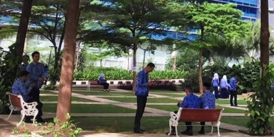 Gedung Utama Kementerian PUPR Terima Penghargaan Subroto Bidang Efisiensi Energi Tahun 2021