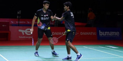 Revans, Bagas/Fikri Menang Duel Lawan Sabar/Reza Dua Gim Langsung