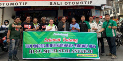 Tiga Motor Tim JKW-PWI Siap Mengaspal Kembali Usai Diterjang Banjir Kota Medan