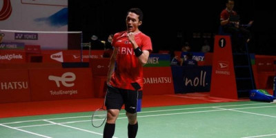 Jonatan Christie Lolos ke Semifinal Indonesia Open 2021 Tanpa Pegang Raket