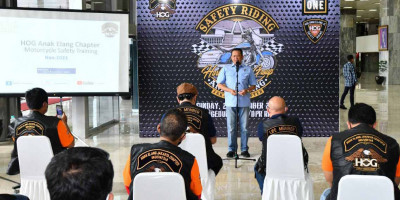 Harley Owners Group Anak Elang Gelar Pelatihan Keselamatan Berkendara Motor Besar 