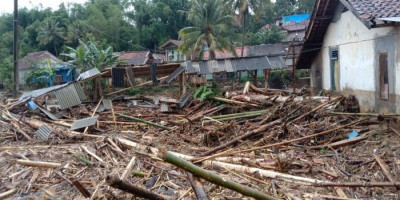 Banjir Bandang di Garut, Puluhan Rumah Terdampak dan Ratusan Jiwa Mengungsi
