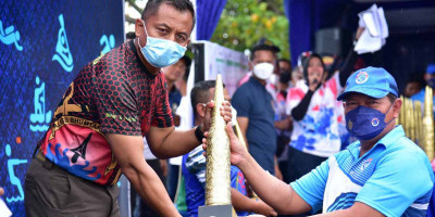 Dankormar Hadiri Penutupan Olahraga Perairan Kasal Cup 2021