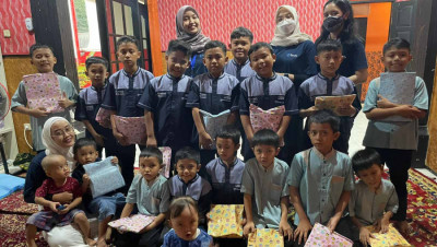 Peringatan Hari Dongeng dan Donasi Buku di Panti Asuhan Mizan Amanah, Cinere