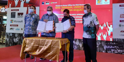  HRN II 2021 Resmi Ditutup, Ditandai Penandatanganan Nota Kesepahaman Aprindo dengan PWI