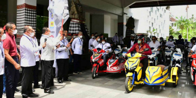 Rally Motor listrik Pertama di Indonesia Promosikan Destinasi Desa Wisata di Bali