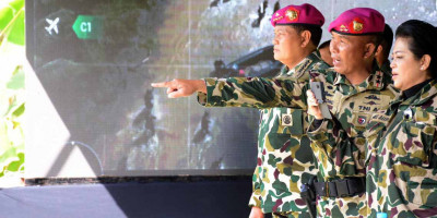 Latihan Operasi Daerah Hutan Berpenduduk Korps Marinir TA. 2021