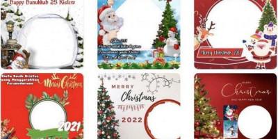 Rayakan Natalmu dengan 30 Link Twibbon 'Merry Christmas', Unduh Gratis di Sini