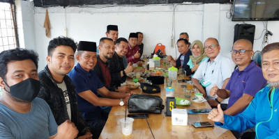 Syukuran HPN 2022, PWI Riau dan LAMR Kota Pekanbaru Sepakat Gelar Makan Behidang
