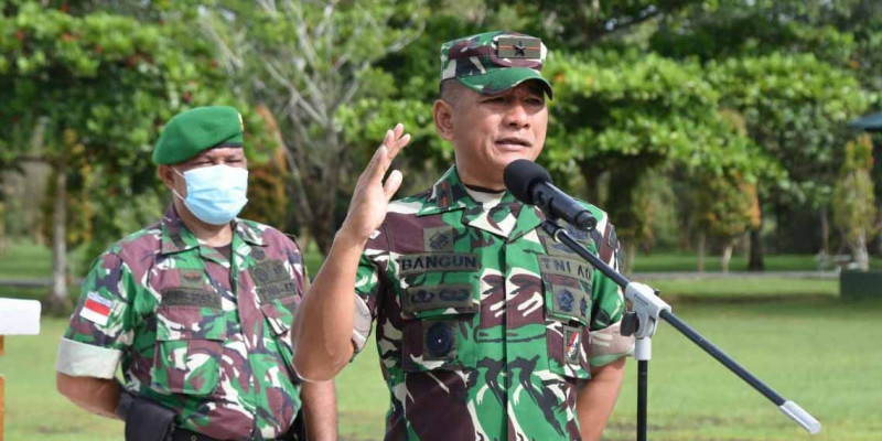 Brigjen TNI Bangun Nawoko Apresiasi Prajurit Korem 174 Merauke Atas Kinerja di Tahun 2021