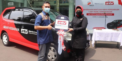 Bakrie Amanah dapat Bantuan Kendaraan Operasional untuk Kegiatan Kemanusiaan dari ANTV