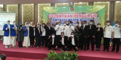 Pengurus PWI Kabupeten Bogor Resmi Dilantik, Anggota Diminta Segera Ikut UKW  