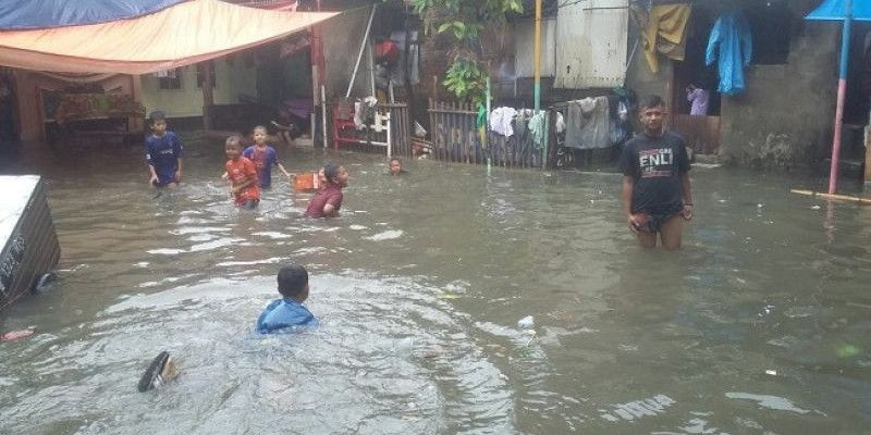 Wilayah Banjir di Jakarta Tersisa 9 RT, Jumlah Pengungsi Lebih dari 1.500 Jiwa