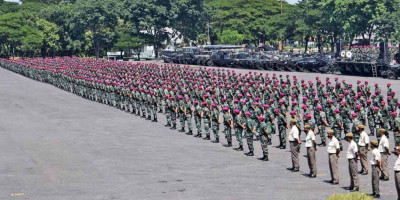 45 Tahun Pengabdian Prajurit Pelatih Petarung Korps Marinir 