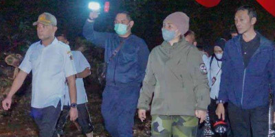 Wali Kota Kotamobagu Tinjau Lokasi Longsor di Mongkonai  