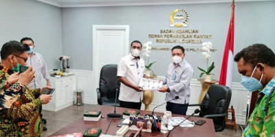 Bupati Biak Numfor Sambangi DPR RI, Bangun Komunikasi dan Dorong Program Pembentukan DOB Saereri 