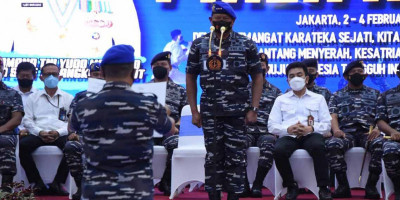 Puspomal Melaksanakan Pembukaan Kejuaraan Nasional Karate Kasal Cup Tahun 2022