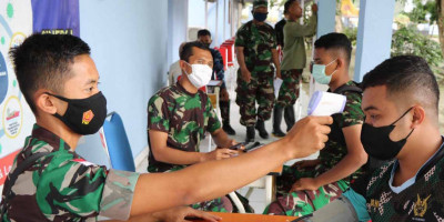 Lanud Silas Papare Gelar Vaksinasi Booster