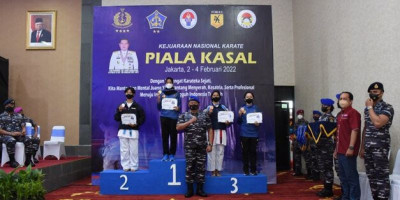Puspomal Raih Juara Umum Ke 2 Di Kejurnas Karate Kasal Cup 2022
