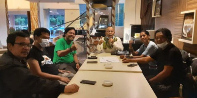Tim JKW PWI Tiba di Kendari Disambut Ketum PWI Pusat
