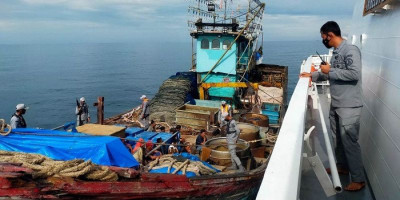 Bakamla RI Tangkap Kapal Ikan yang Langgar Aturan di Belawan