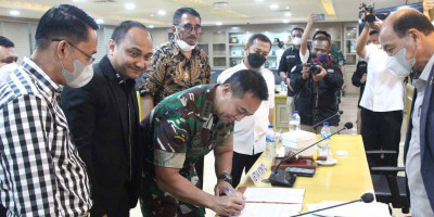 Komite I dan Panglima TNI dorong Percepatan Penyelesaian Batas Wilayah Negara 