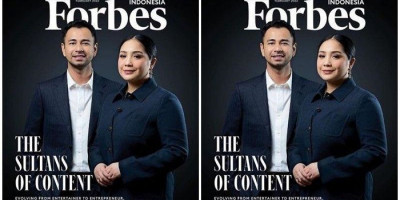 Raffi Ahmad dan Nagita Slavina, The Sultan of Content versi Forbes Indonesia