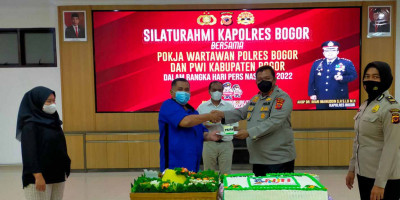 Gelar Peringatan HPN 2022, Kapolres Bogor Dukung Agenda UKW PWI Kabupaten Bogor