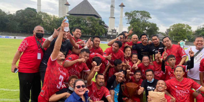 Kalahkan Tim Jawa Timur 3-0, Tim Siwo PWI DKI Jakarta Bawa Pulang Hadiah Rp50 Juta