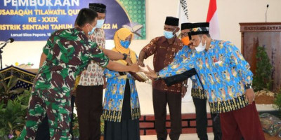 Pembukaan MTQ di Lanud Silas Papare