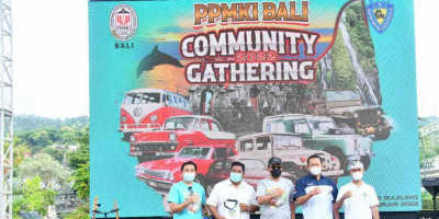 Community Gatering Perhimpunan Penggemar Mobil Kuno Indonesia Bali Bangkitkan Semangat Nasionalisme