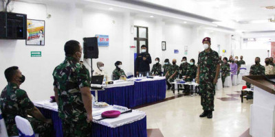 Primkopal Rumkital Marinir Cilandak Laksanakan RAPJ Tahun Buku 2021