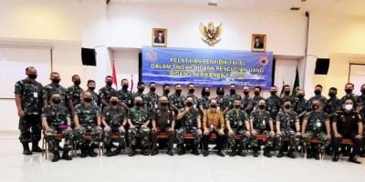 Perwira Puspomal Mengikuti Pelatihan Penyidik TNI AL  TPPU Bidang Perikanan
