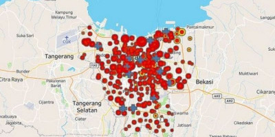 Zona Merah Covid-19 di Jakarta Melonjak hingga 369 RT