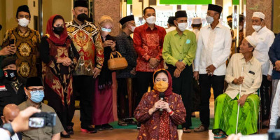 Puan Disambut Hangat dan Dapat Wejangan Tentang Intisari Pancasila