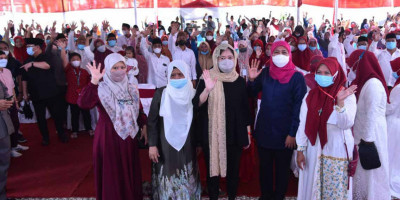 Kunjungi Pesantren Darut Thayyibah, Puan: Seperti Datang ke Rumah Keluarga