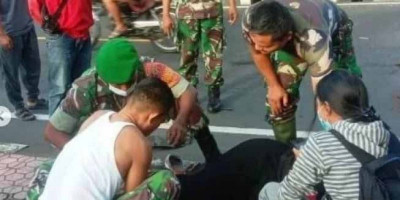 Aksi Heroik Sertu Suparto, Robek PDL Loreng Untuk Hentikan Pendarahan Korban Lakalalin