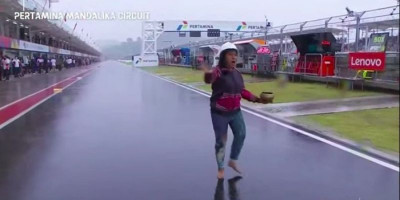 Ucapan Terima Kasih MotoGP ke Rara Si Pawang Hujan