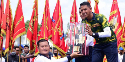 Puncak Perlombaan Hut Pasmar 1 Digelar Di Markas Besar Angkatan Laut