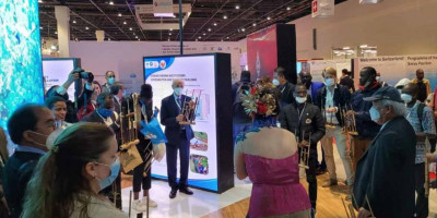Di WWF ke-9 Senegal, Menteri Basuki Bermain Angklung Bersama Sejumlah Delegasi